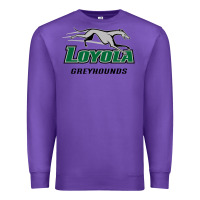 Purple loyola (md) greyhounds Premium Sweatshirt - linhVisuals