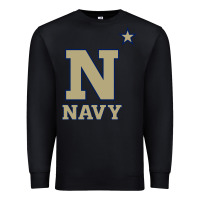 Black navy midshipmen Premium Sweatshirt - linhVisuals