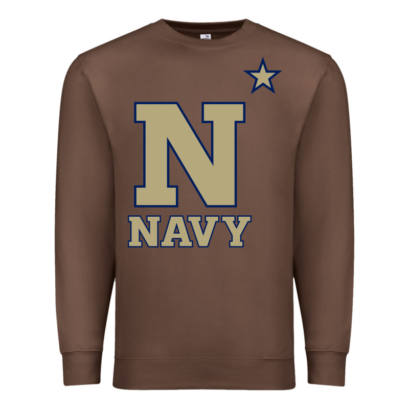 Navy Midshipmen Premium Sweatshirt by linhVisuals | Teevron