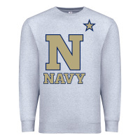 Heather Grey navy midshipmen Premium Sweatshirt - linhVisuals