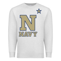Oatmeal Heather navy midshipmen Premium Sweatshirt - linhVisuals