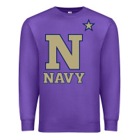 Purple navy midshipmen Premium Sweatshirt - linhVisuals