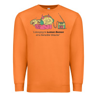 Carrot listening to lemon demon Premium Sweatshirt - linhVisuals