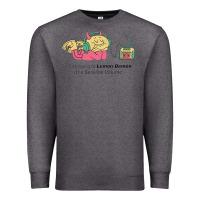 Charcoal Heather listening to lemon demon Premium Sweatshirt - linhVisuals
