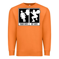 Carrot your wife my wife weightlifting Premium Sweatshirt - linhVisuals