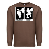 Chestnut your wife my wife weightlifting Premium Sweatshirt - linhVisuals