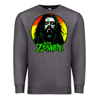 Charcoal Heather rob zombie 02 Premium Sweatshirt - linhVisuals
