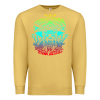 Antique Gold george clinton and parliament funkadelic müsïc Premium Sweatshirt - linhVisuals
