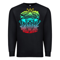 Black george clinton and parliament funkadelic müsïc Premium Sweatshirt - linhVisuals