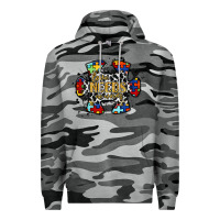 Slate Camo love needs no words 2 Premium Hoodie - RacoonDesign