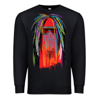 Black george clinton and parliament funkadelic müsïc Premium Sweatshirt - linhVisuals