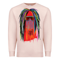 Pale Pink george clinton and parliament funkadelic müsïc Premium Sweatshirt - linhVisuals