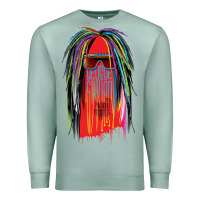 Seafoam george clinton and parliament funkadelic müsïc Premium Sweatshirt - linhVisuals