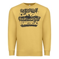 Antique Gold george clinton and parliament funkadelic müsïc Premium Sweatshirt - linhVisuals