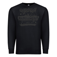 Black george clinton and parliament funkadelic müsïc Premium Sweatshirt - linhVisuals