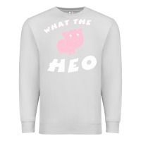 Dove Grey what the heo Premium Sweatshirt - linhVisuals