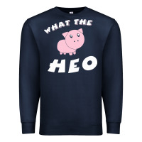 Navy what the heo Premium Sweatshirt - linhVisuals