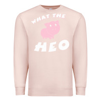 Pale Pink what the heo Premium Sweatshirt - linhVisuals