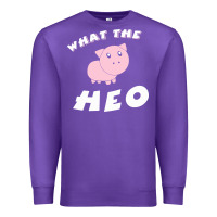 Purple what the heo Premium Sweatshirt - linhVisuals