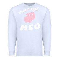 White what the heo Premium Sweatshirt - linhVisuals
