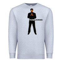 Heather Grey tom jones 03 Premium Sweatshirt - linhVisuals