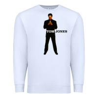 White tom jones 03 Premium Sweatshirt - linhVisuals