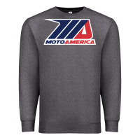 Charcoal Heather moto america Premium Sweatshirt - linhVisuals