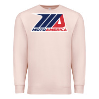 Pale Pink moto america Premium Sweatshirt - linhVisuals