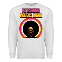 Oatmeal Heather parliament funkadelic and george clinton müsïc Premium Sweatshirt - linhVisuals