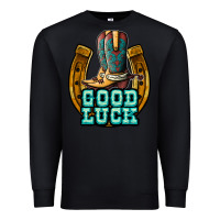 Black good luck Premium Sweatshirt - JahusDesignShop