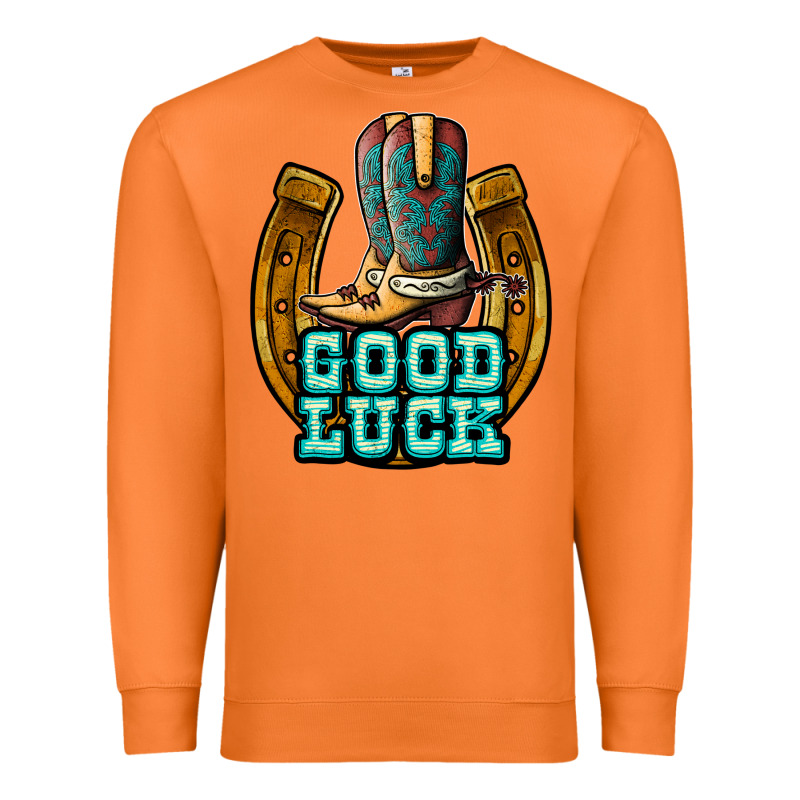 Good Luck Premium Sweatshirt by JahusDesignShop | Teevron