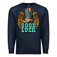 Navy good luck Premium Sweatshirt - JahusDesignShop