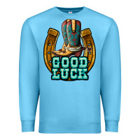Ocean Blue good luck Premium Sweatshirt - JahusDesignShop