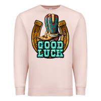 Pale Pink good luck Premium Sweatshirt - JahusDesignShop