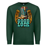 Sports Green good luck Premium Sweatshirt - JahusDesignShop