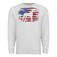 Dove Grey great dane vintage american flag t shirt Premium Sweatshirt - linhVisuals