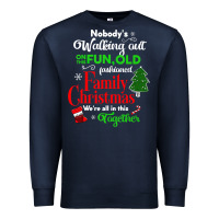 Navy family christmas vacation pajamas Premium Sweatshirt - linhVisuals