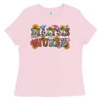 Bubblegum Pink dialysis nurse Ladies Tee - OliviaCreatesArt