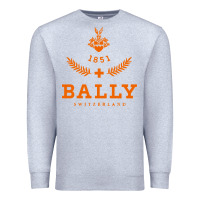 Heather Grey bally Premium Sweatshirt - linhVisuals