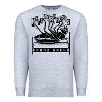 Heather Grey kafka metamorphosis Premium Sweatshirt - linhVisuals