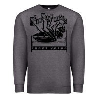 Charcoal Heather kafka metamorphosis Premium Sweatshirt - linhVisuals