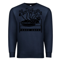 Navy kafka metamorphosis Premium Sweatshirt - linhVisuals