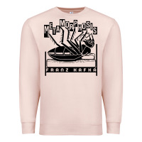 Pale Pink kafka metamorphosis Premium Sweatshirt - linhVisuals