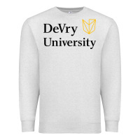 Oatmeal Heather devry advantage academy vectorized Premium Sweatshirt - linhVisuals