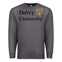Charcoal Heather devry advantage academy vectorized Premium Sweatshirt - linhVisuals