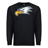 Black eagle high school Premium Sweatshirt - linhVisuals