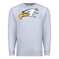 Heather Grey eagle high school Premium Sweatshirt - linhVisuals