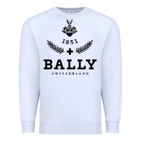 White bally Premium Sweatshirt - linhVisuals