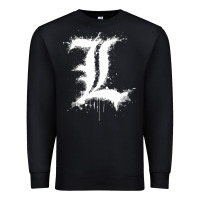 Black ryuzaki Premium Sweatshirt - linhVisuals