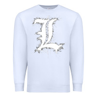 White ryuzaki Premium Sweatshirt - linhVisuals